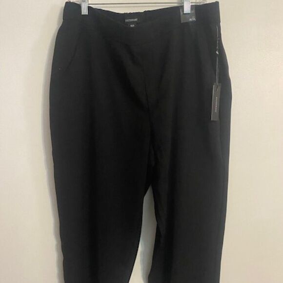 Dictionary Black ankle pull-on pants, size XL - Picture 1 of 4
